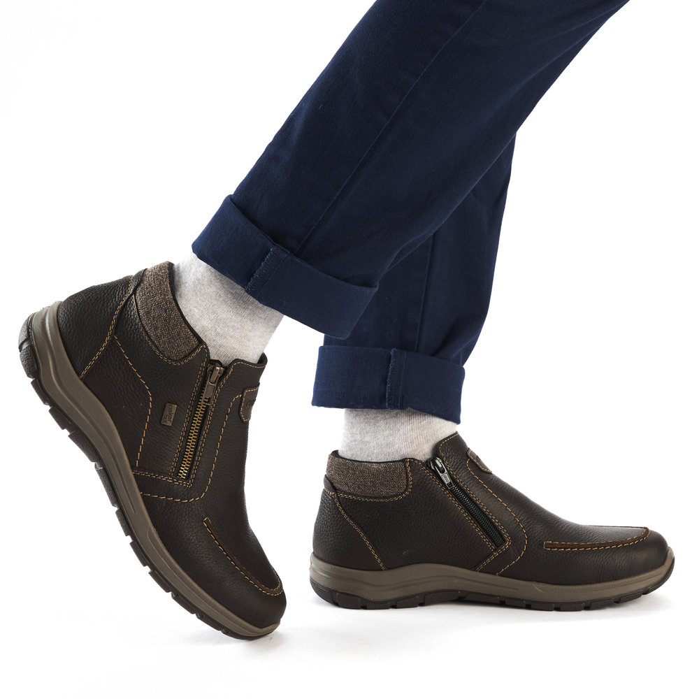 Basket marron homme - 10