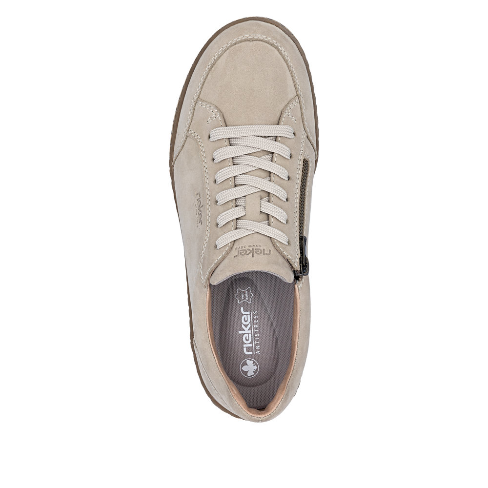 Derby avec fermeture éclair beige - 4