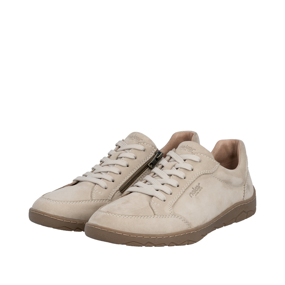 Derby avec fermeture éclair beige - 8