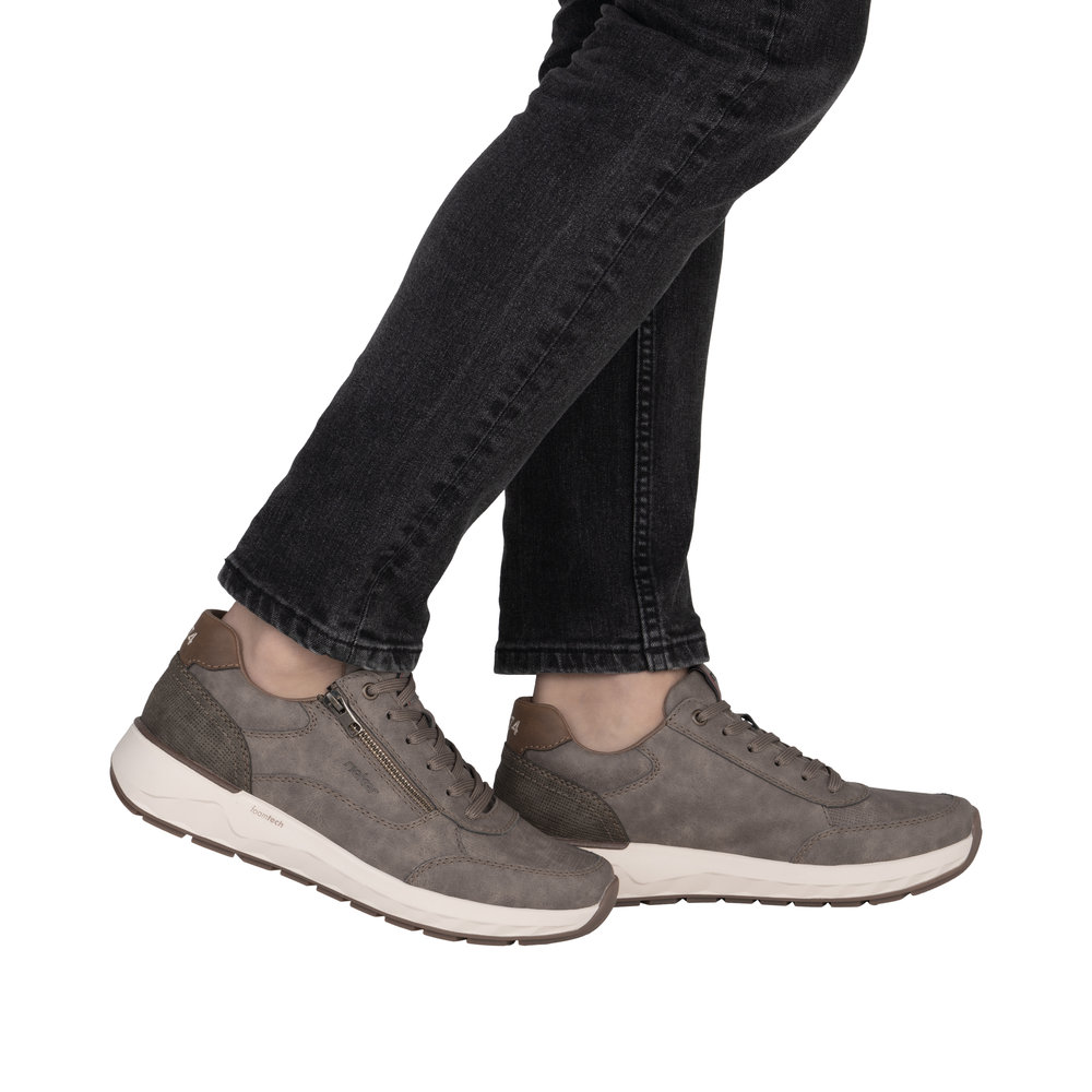 Derby avec fermeture éclair beige - 9