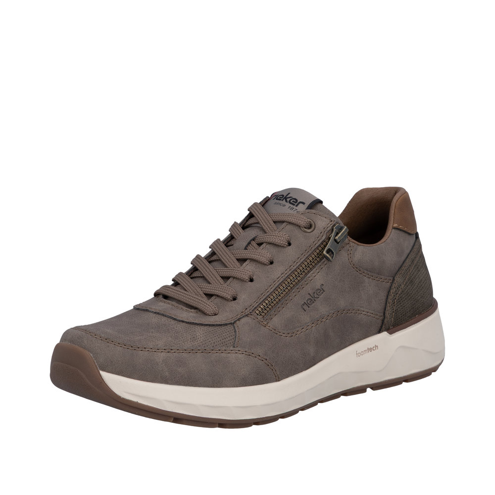 Derby avec fermeture éclair beige