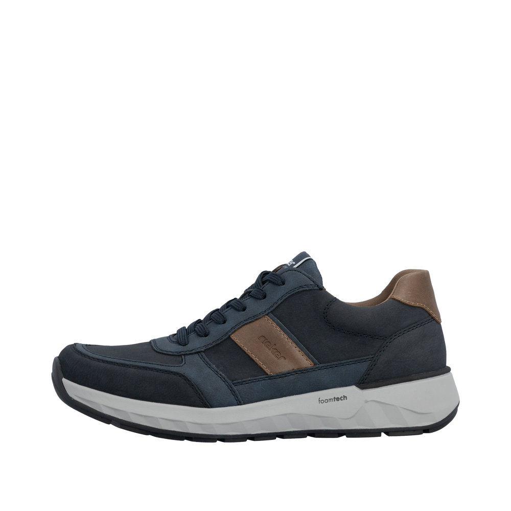 Basket bleu homme - 5