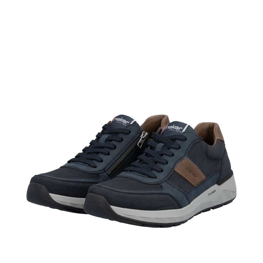 Basket bleu homme - 8