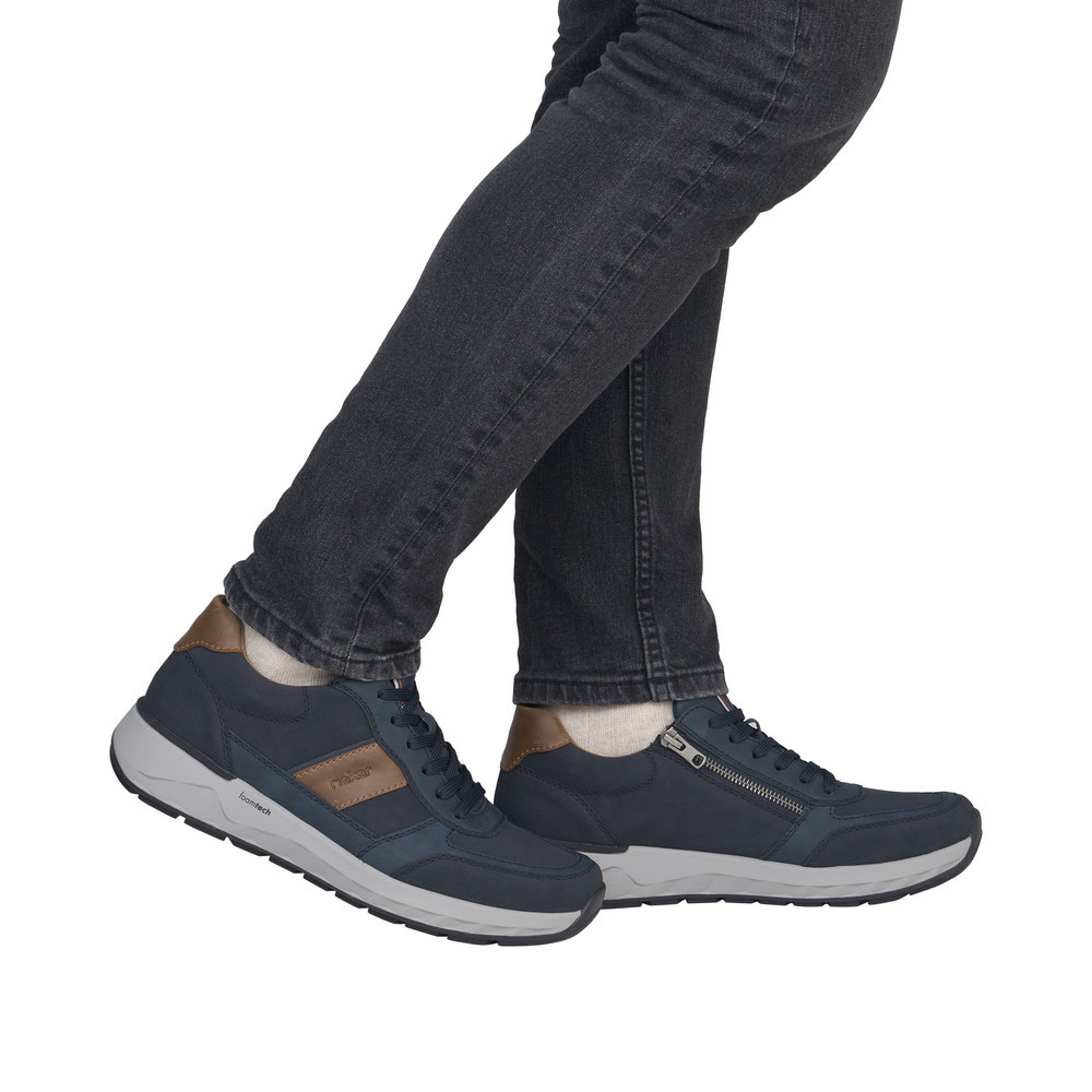 Basket bleu homme - 9
