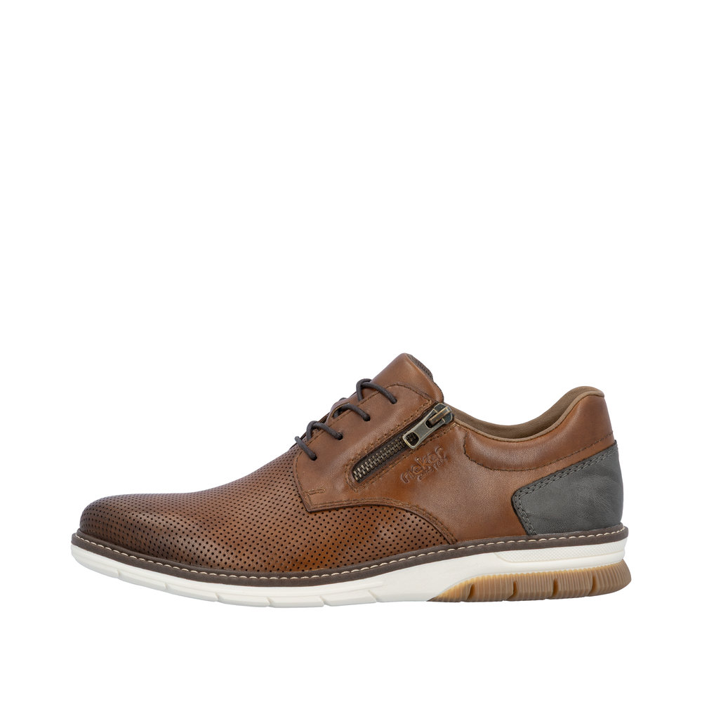 Derby avec fermeture éclair marron - 5