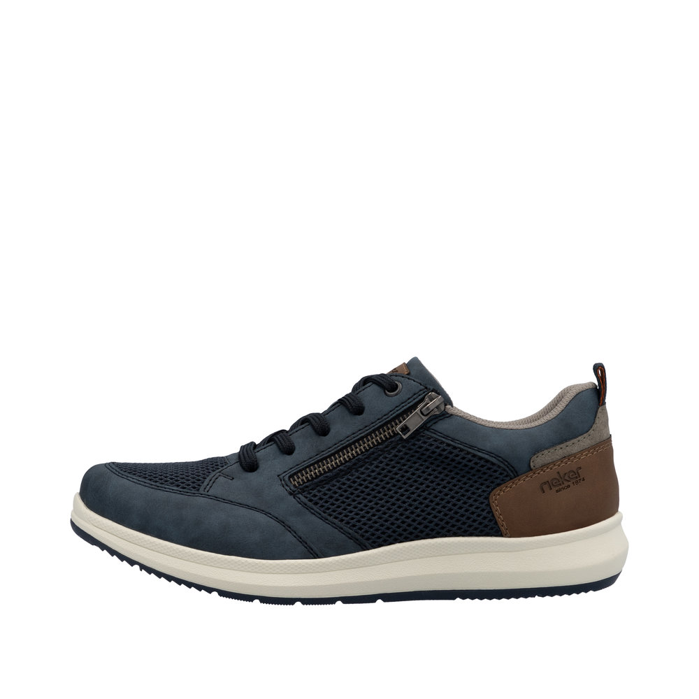 Derby avec fermeture éclair bleu - 5