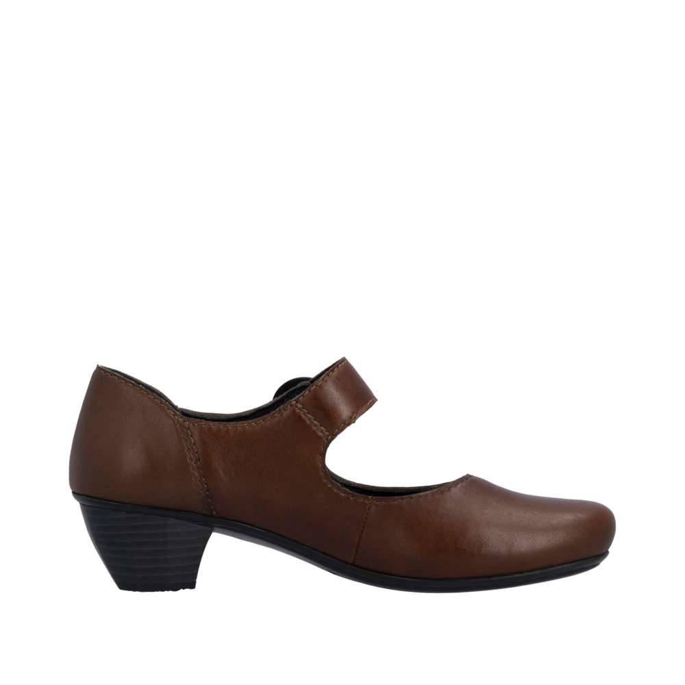 Chaussure à scratch marron femme - 2