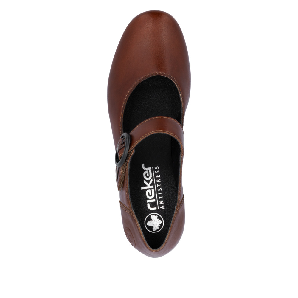 Chaussure à scratch marron femme - 4