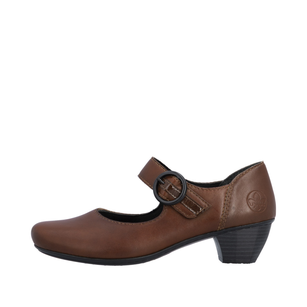 Chaussure à scratch marron femme - 5
