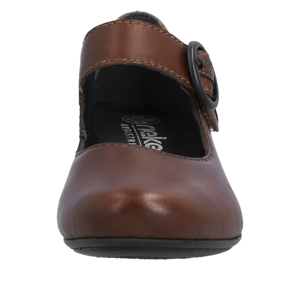 Chaussure à scratch marron femme - 6