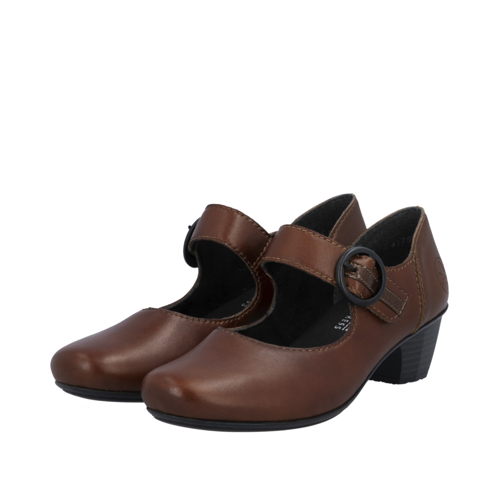 Chaussure à scratch marron femme - 8