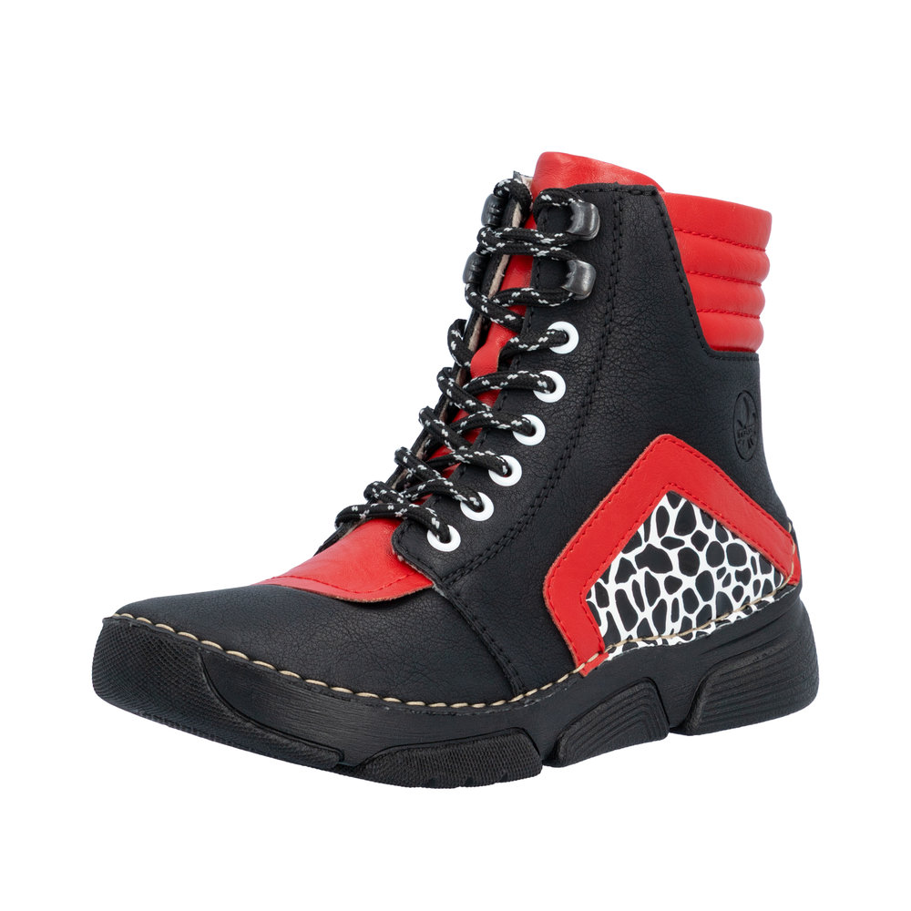 Basket noir combiné femme