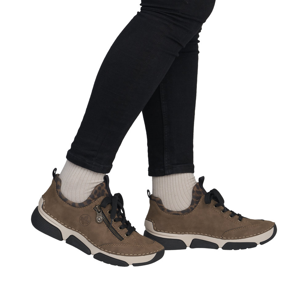 Basket marron femme - 9