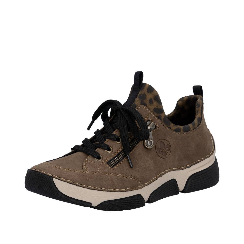 Basket marron femme