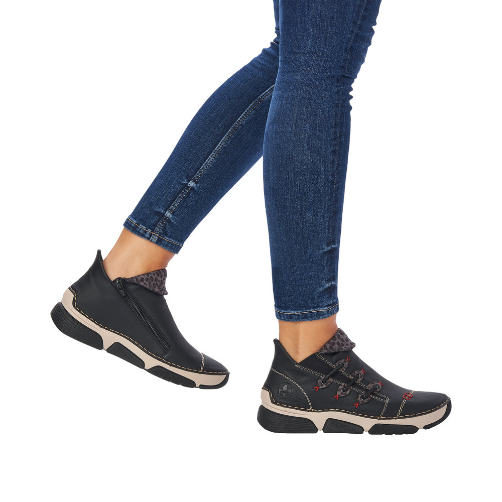 Basket noir combiné femme - 9
