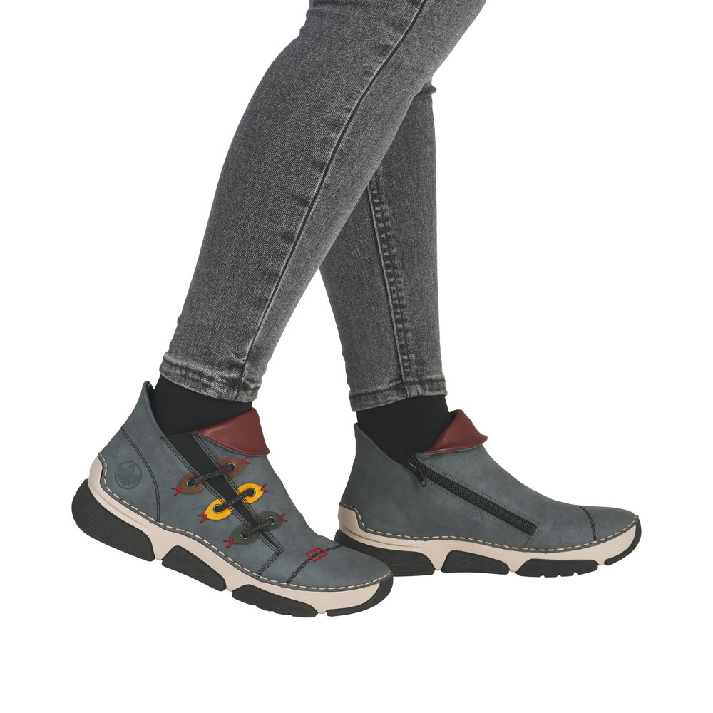 Basket bleu combiné femme - 9