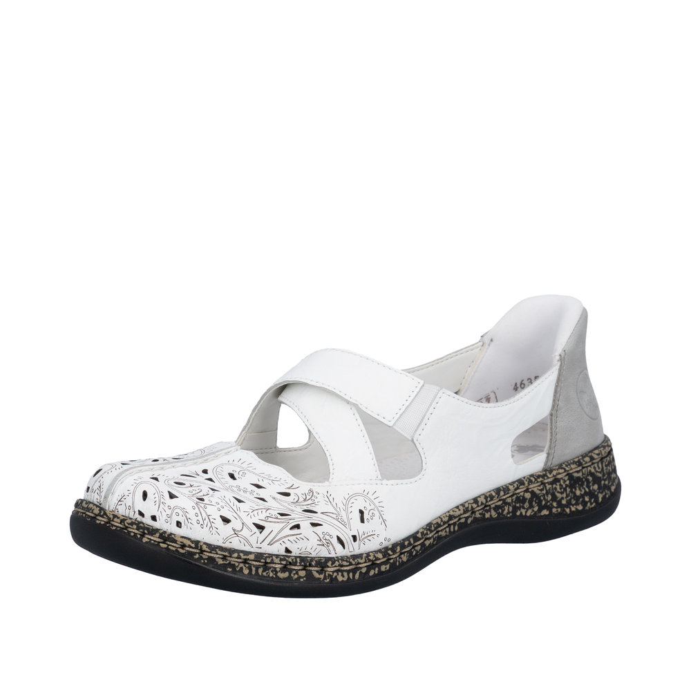 Ballerine avec bride blanc