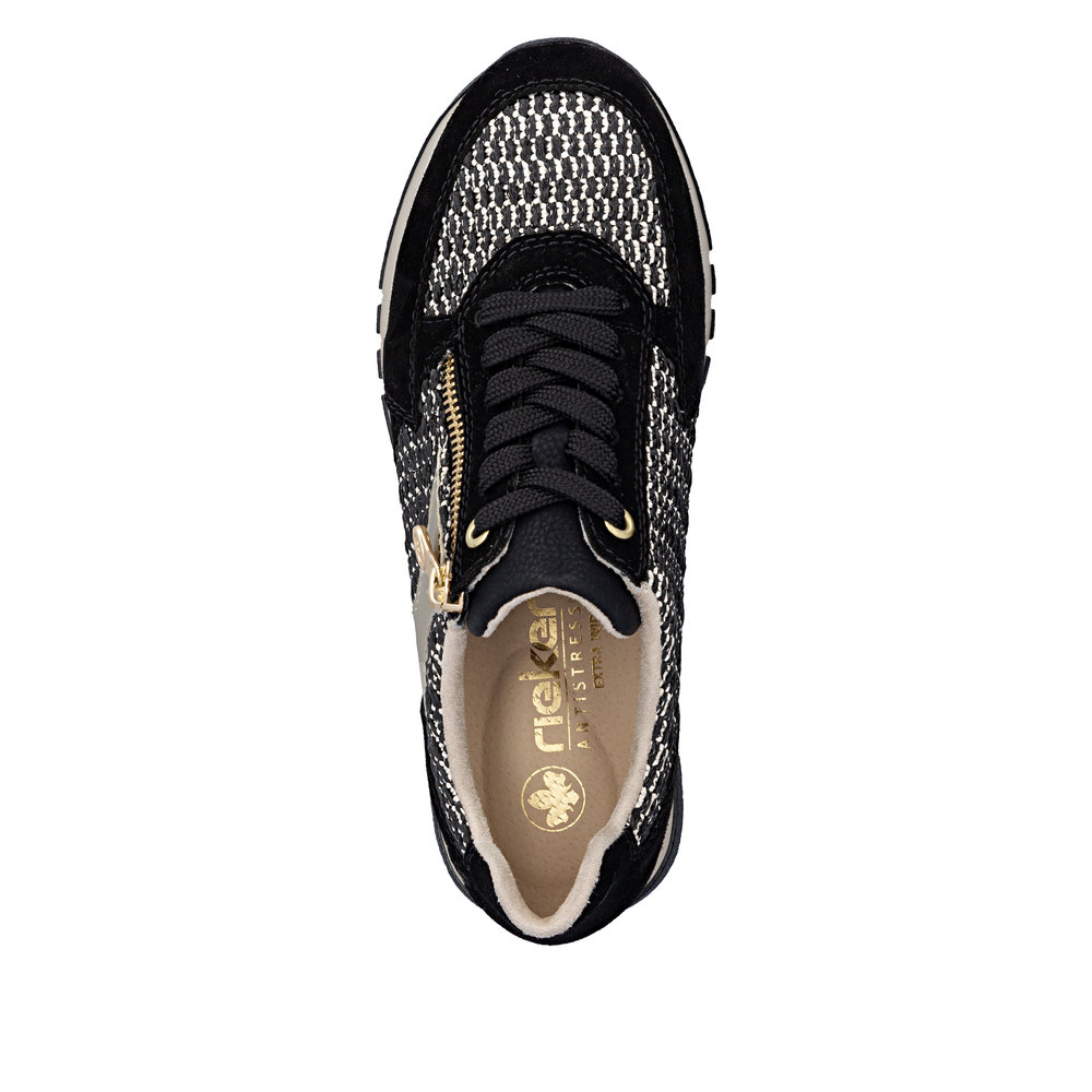 Derby avec fermeture éclair noir combiné - 4
