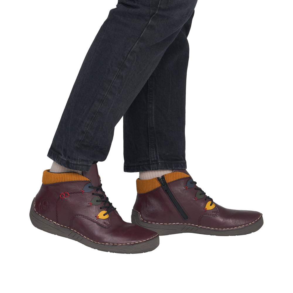 Basket rouge femme - 9