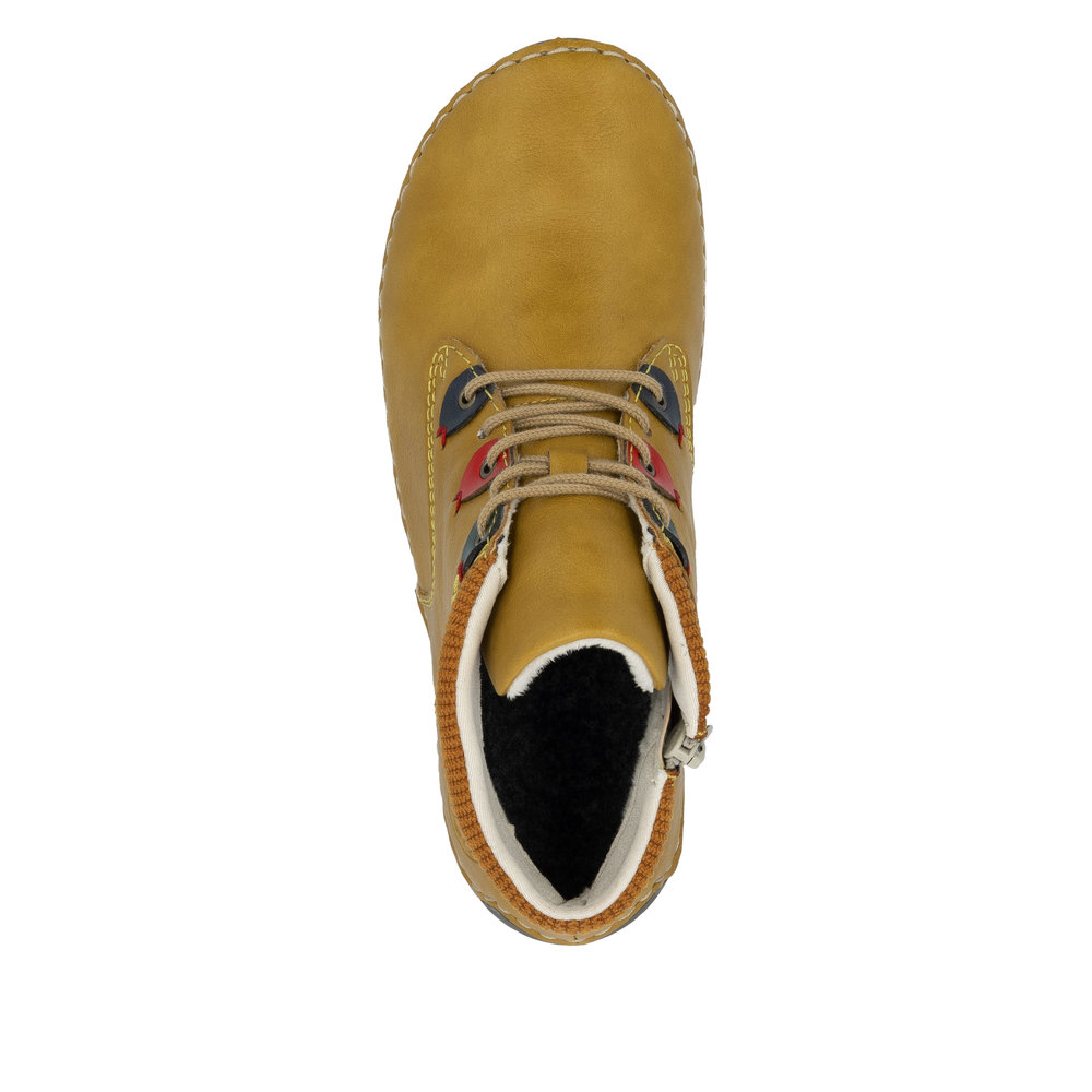 Basket jaune femme - 4