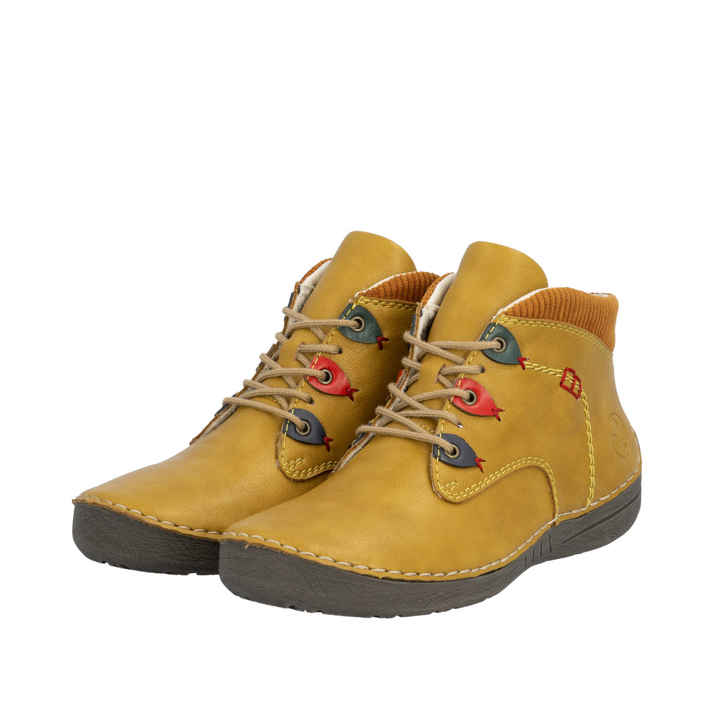 Basket jaune femme - 8
