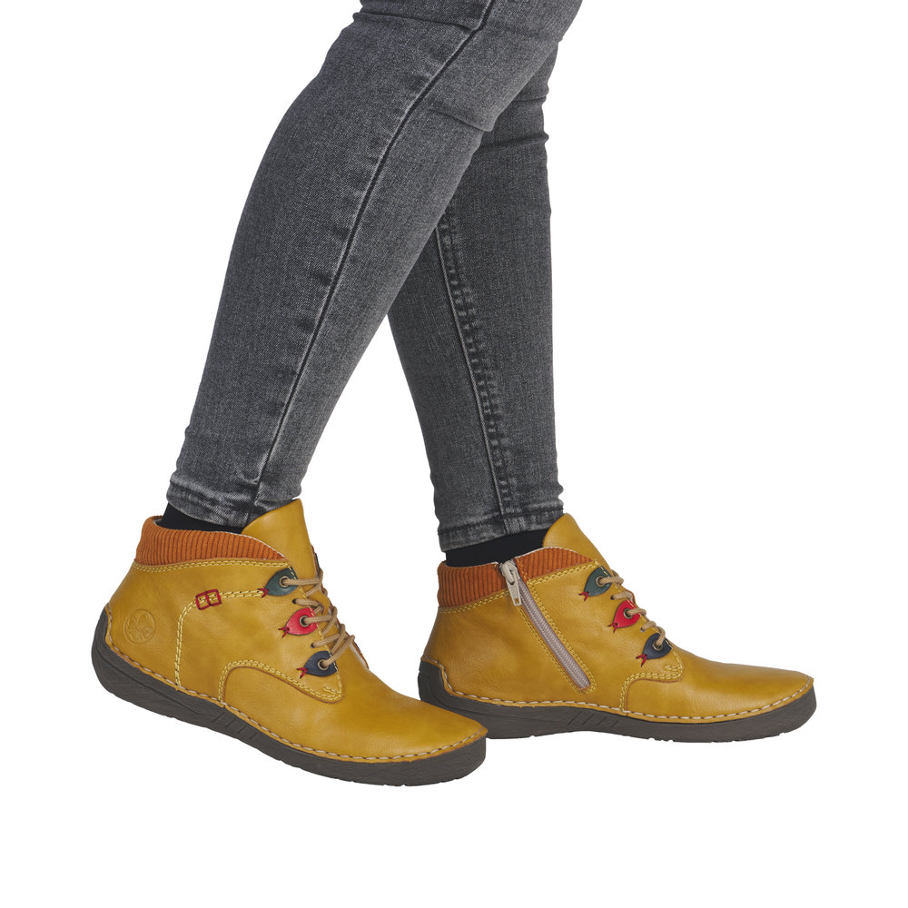 Basket jaune femme - 9