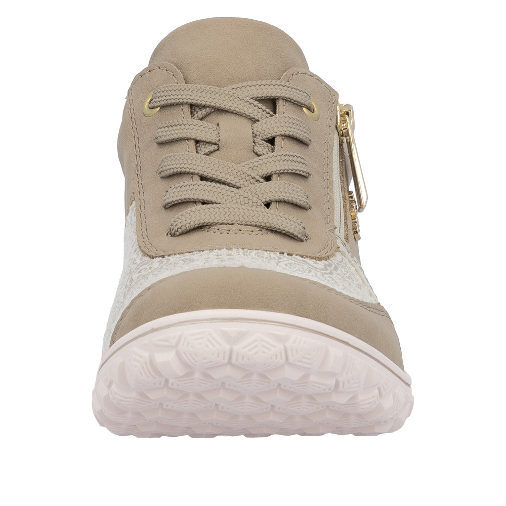 Derby avec fermeture éclair beige - 6