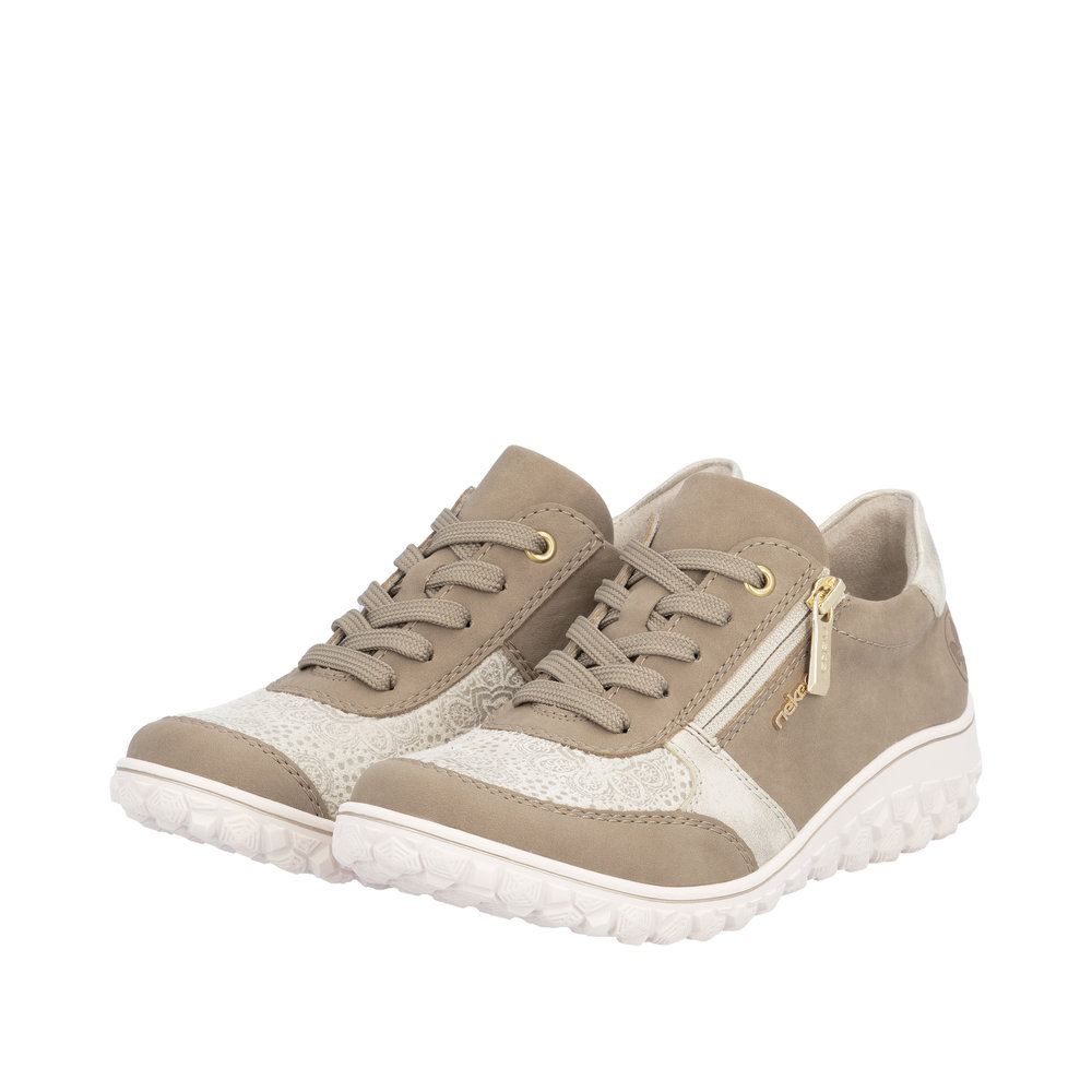 Derby avec fermeture éclair beige - 8