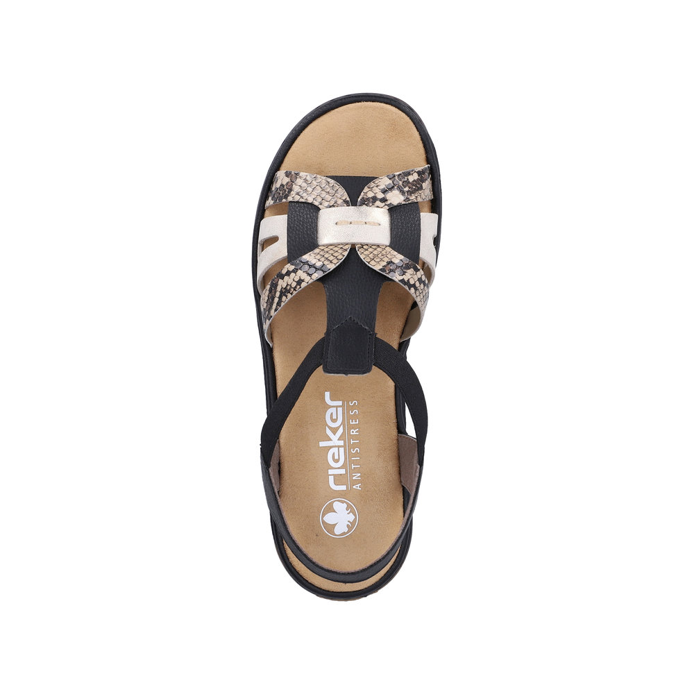 Sandale noir combiné - 4