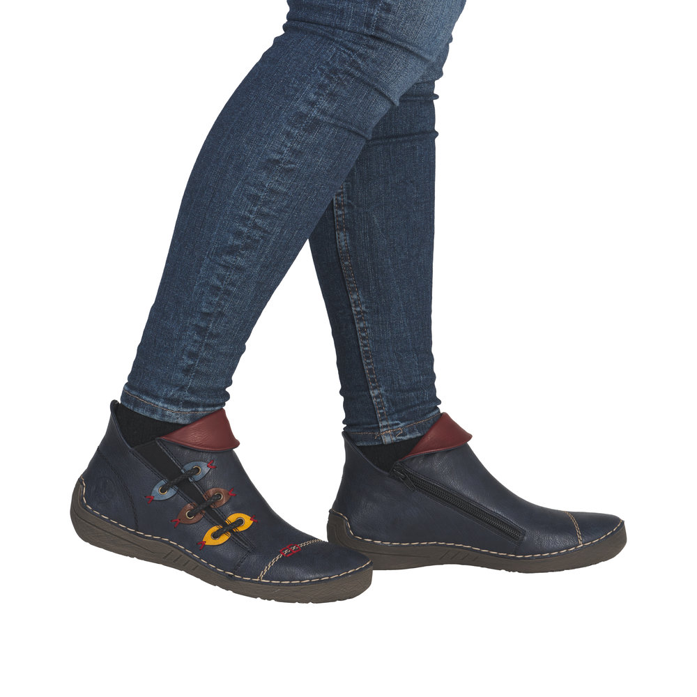 Basket bleu femme - 9