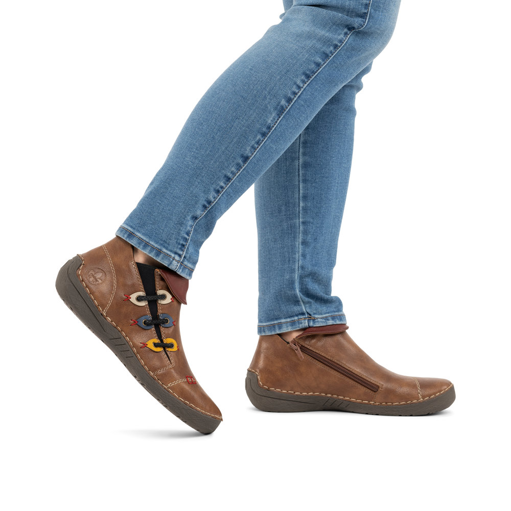 Basket marron femme - 10