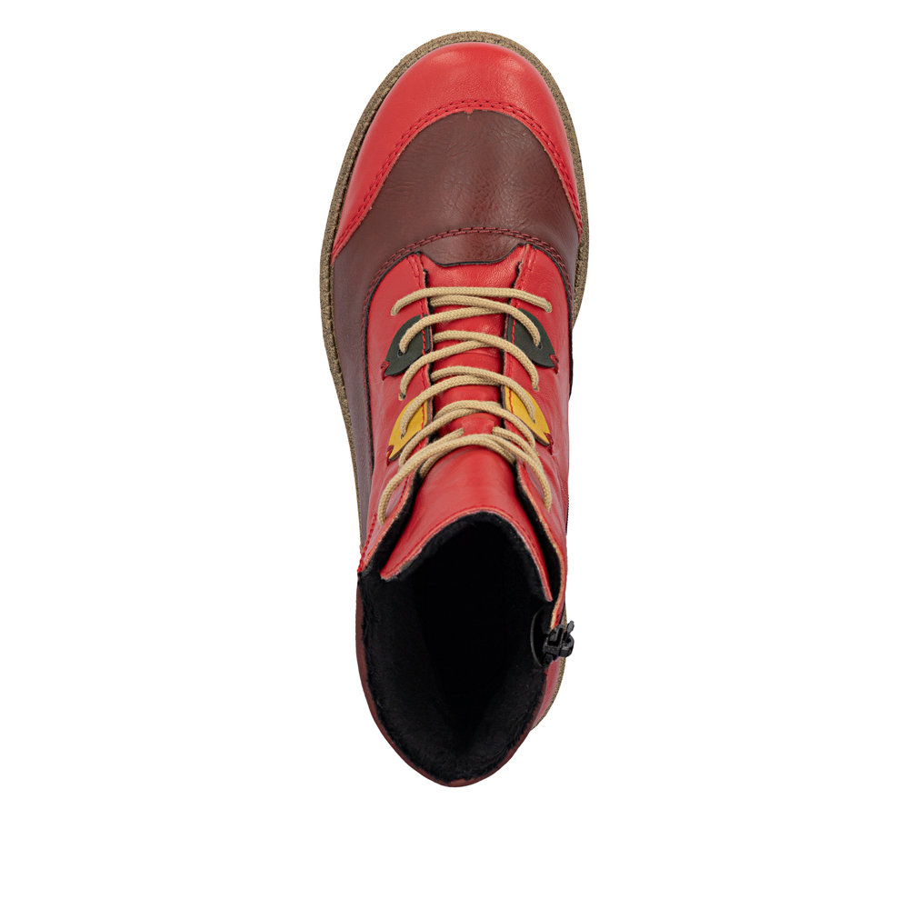 Basket rouge femme - 4