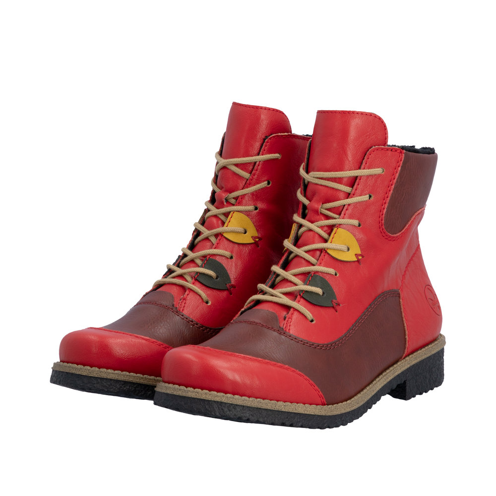 Basket rouge femme - 8