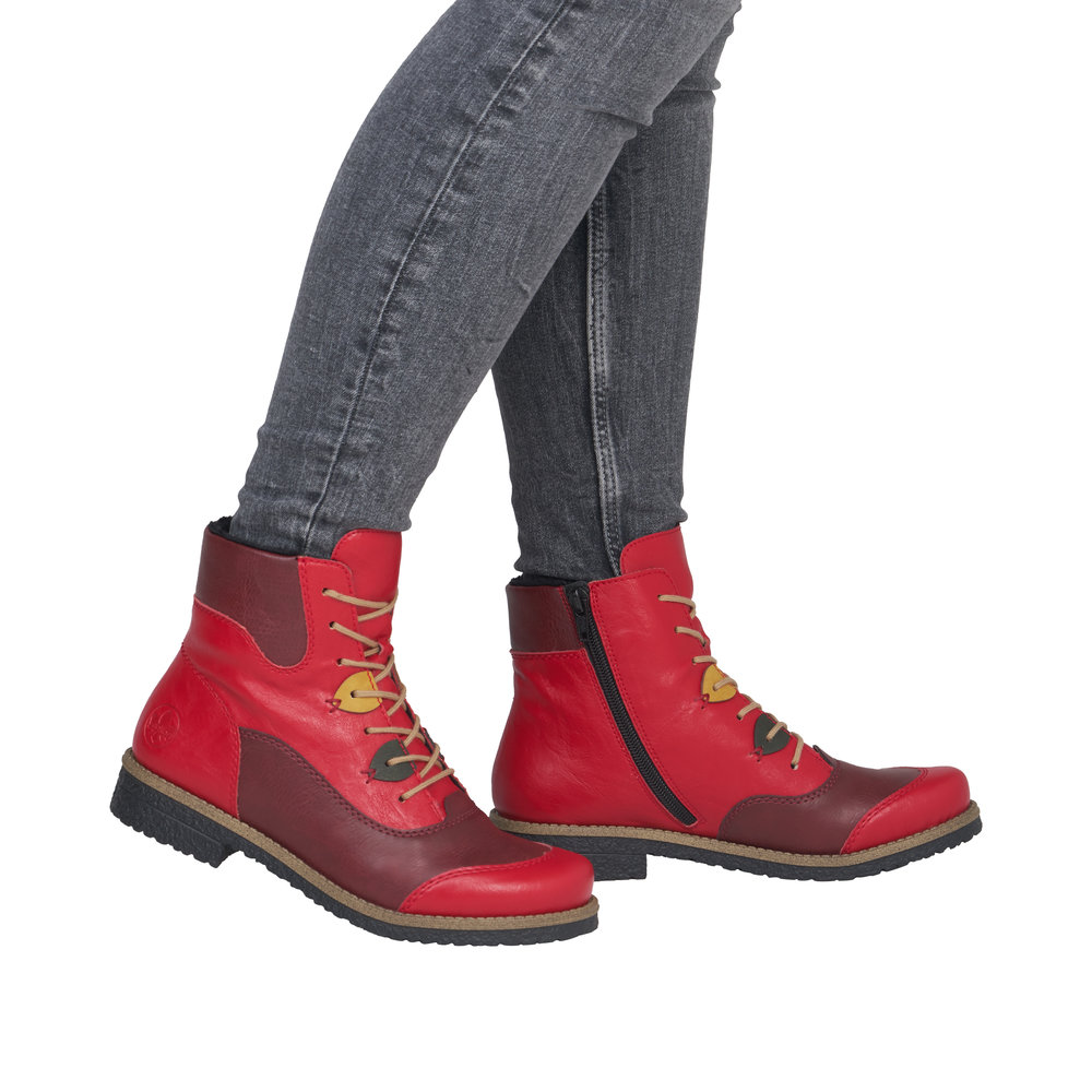 Basket rouge femme - 9