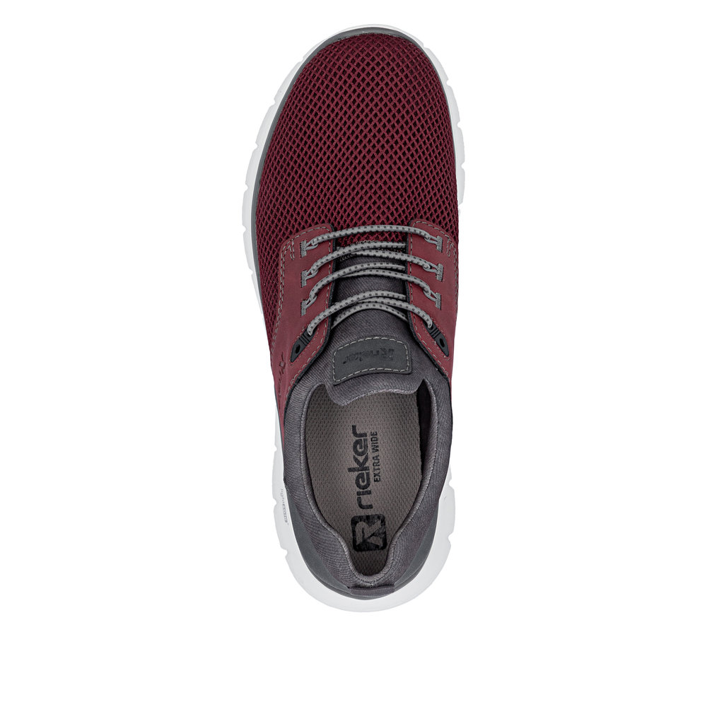 Mocassin rouge combiné - 4