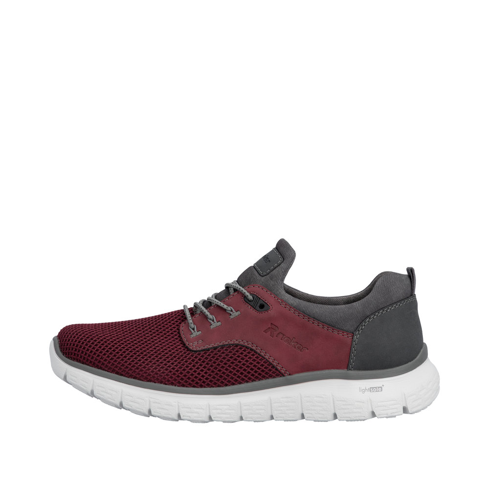 Mocassin rouge combiné - 5