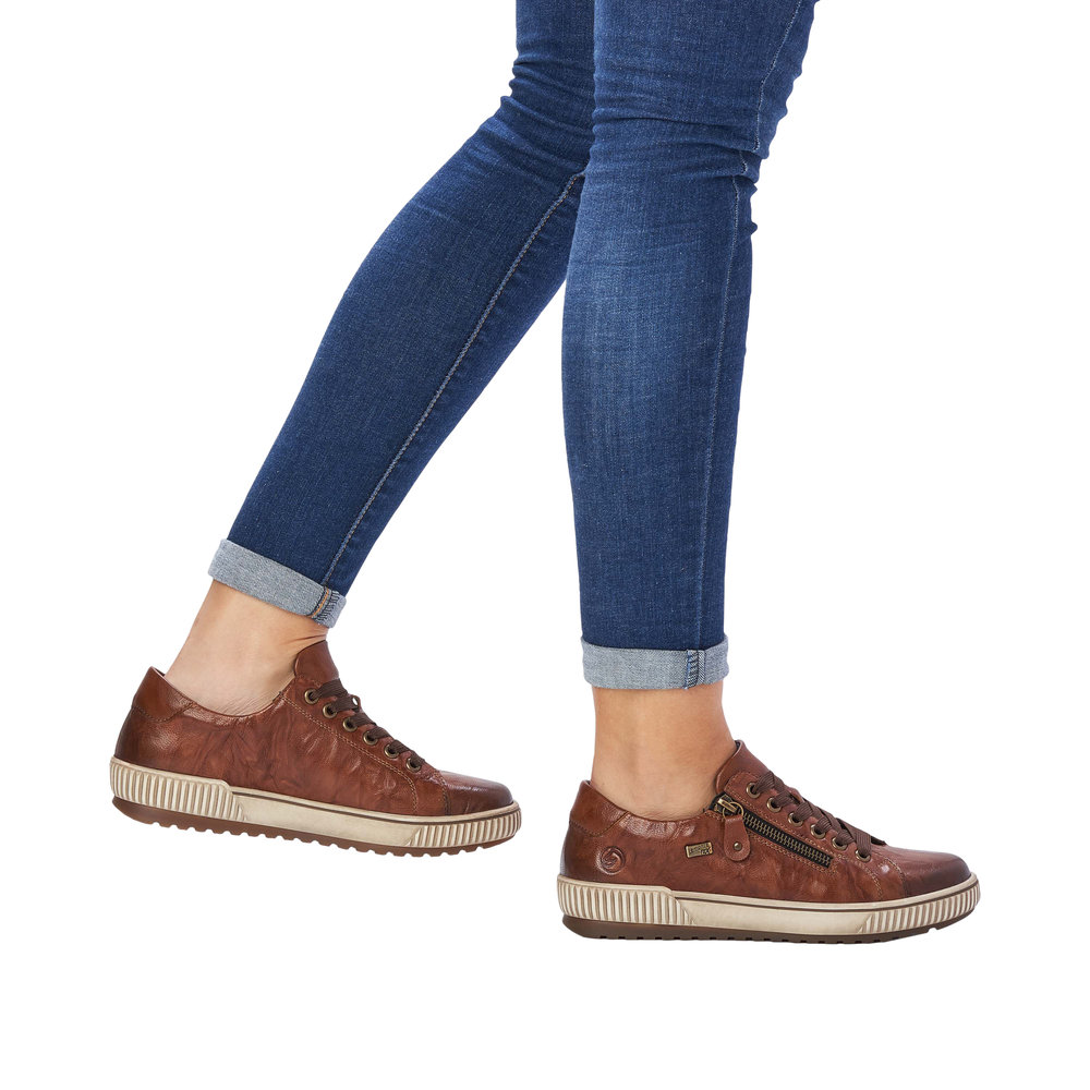 Basket marron femme - 9