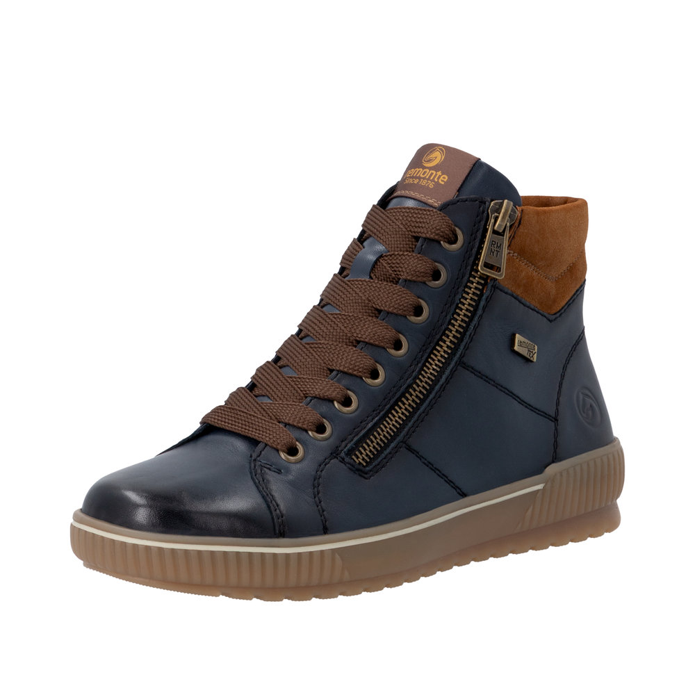 Basket bleu combiné femme