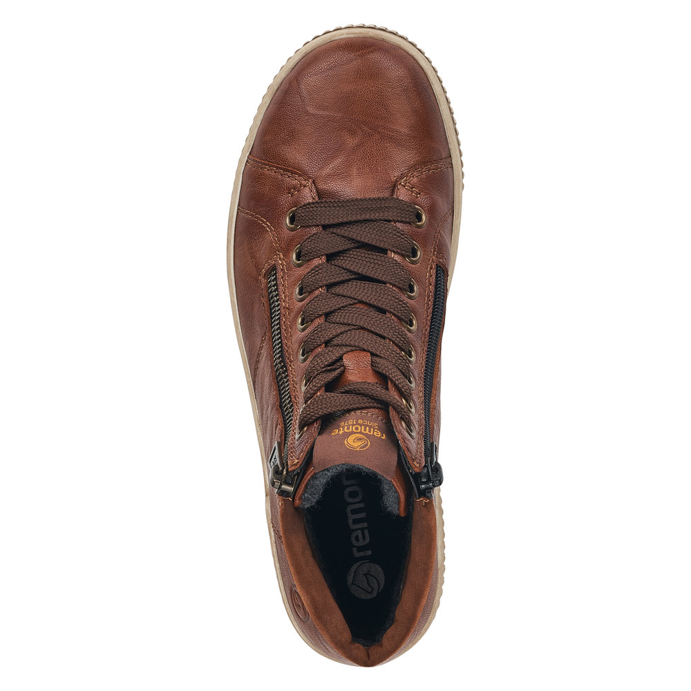 Basket marron femme - 4
