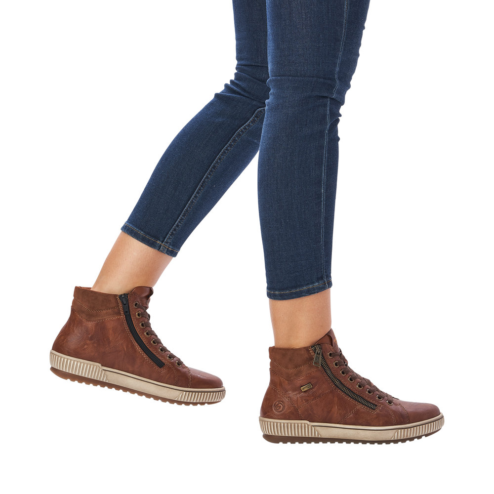Basket marron femme - 9