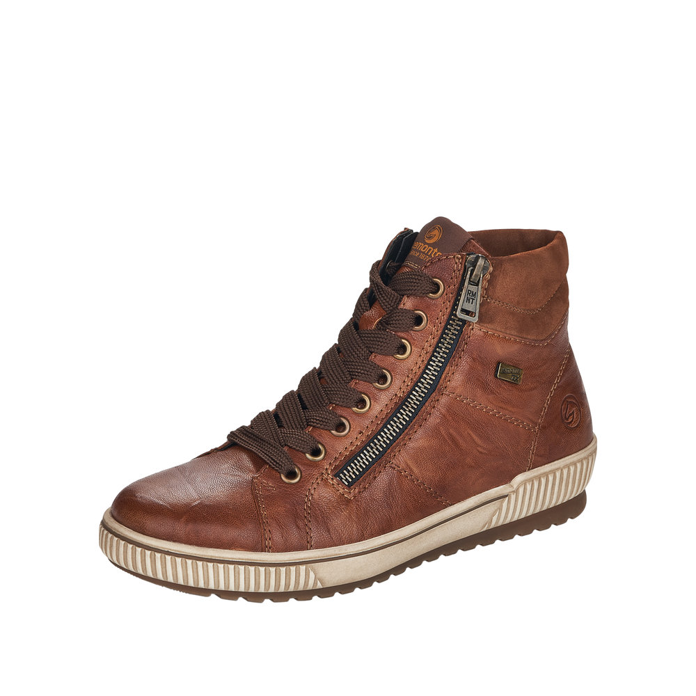 Basket marron femme