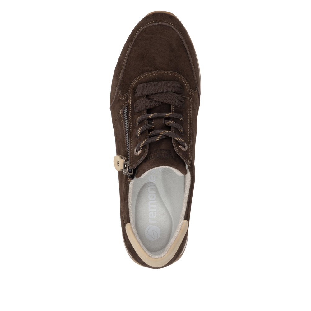 Basket marron femme - 4