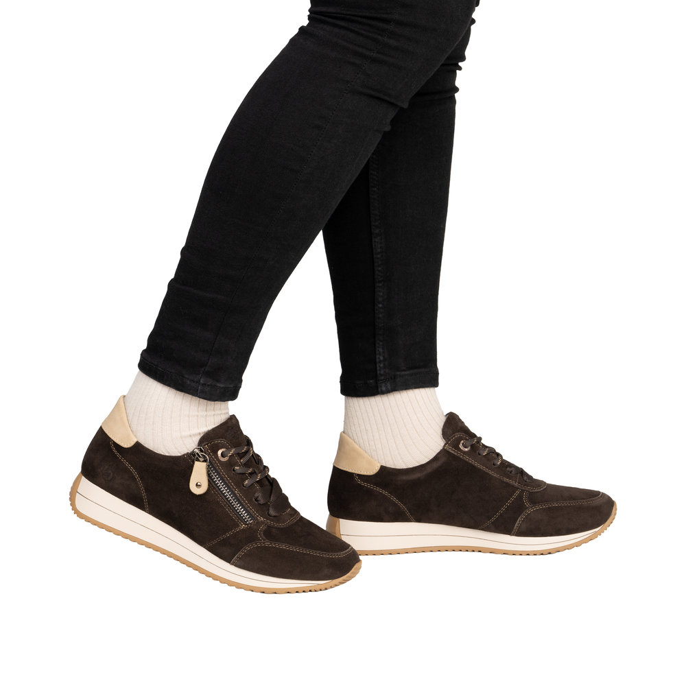 Basket marron femme - 9
