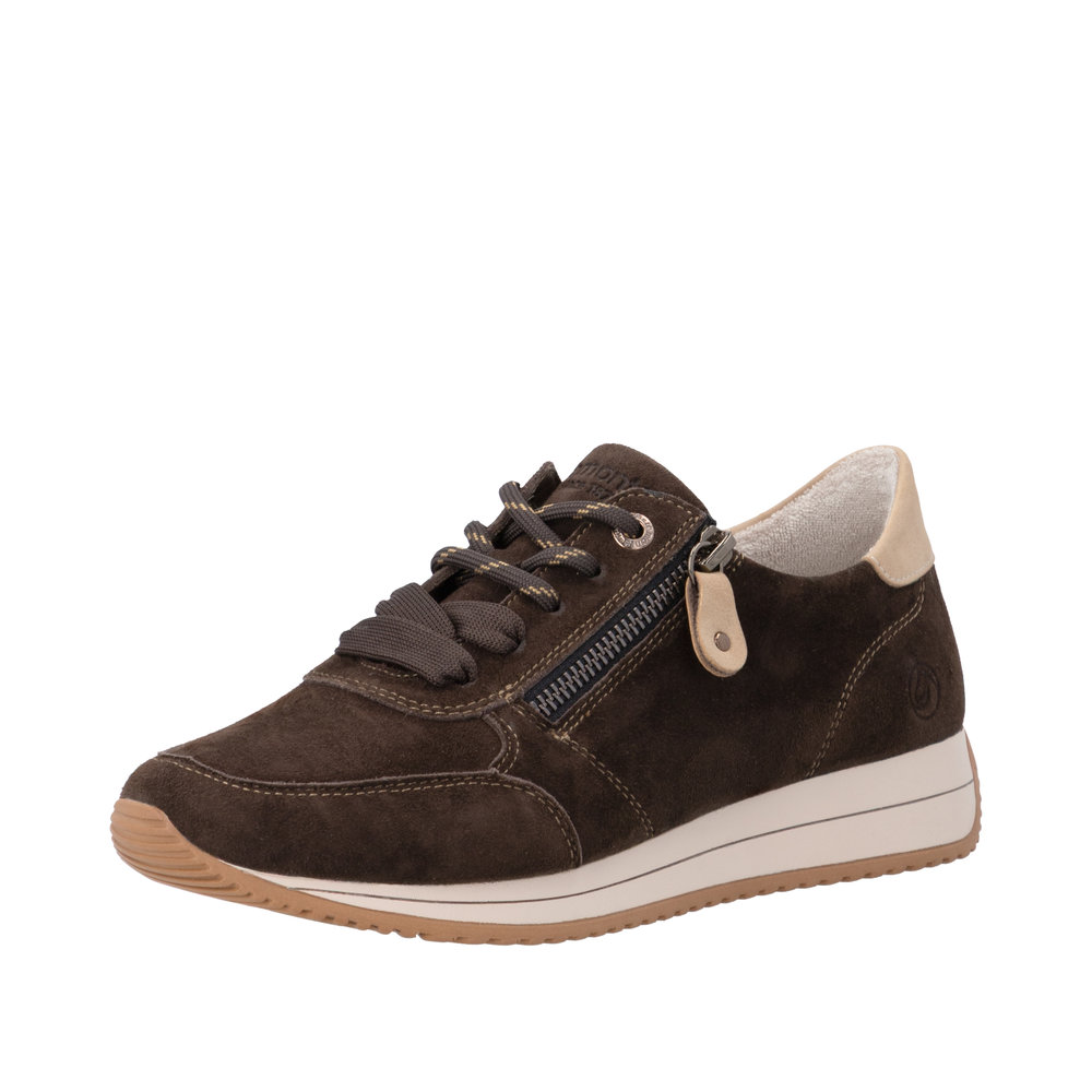 Basket marron femme