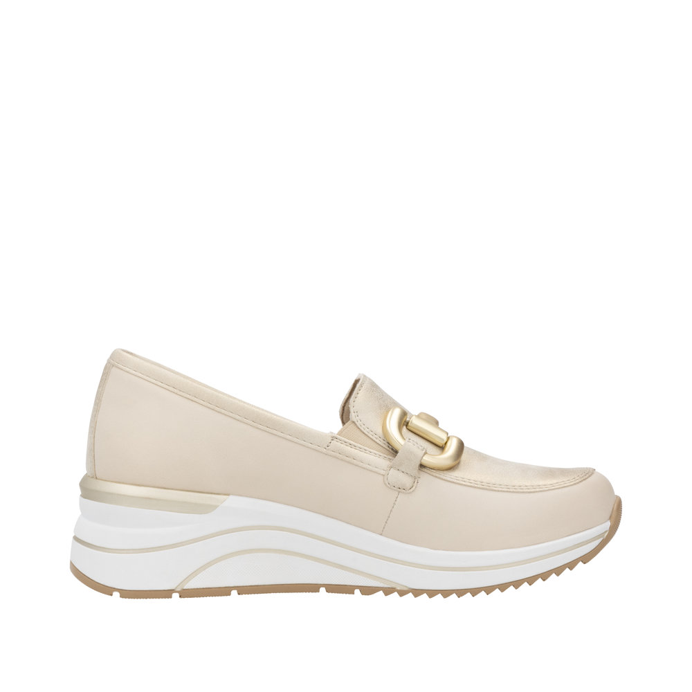 Mocassin beige combiné - 2