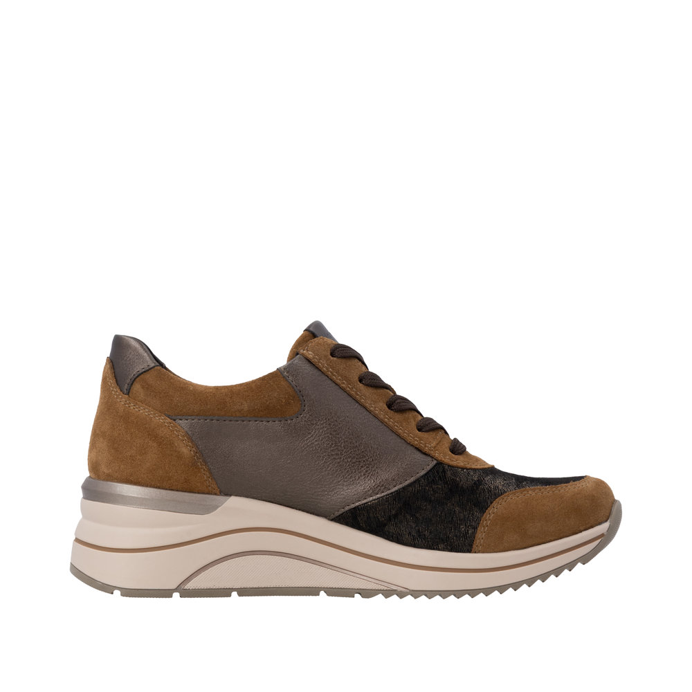 Basket marron combiné femme - 2