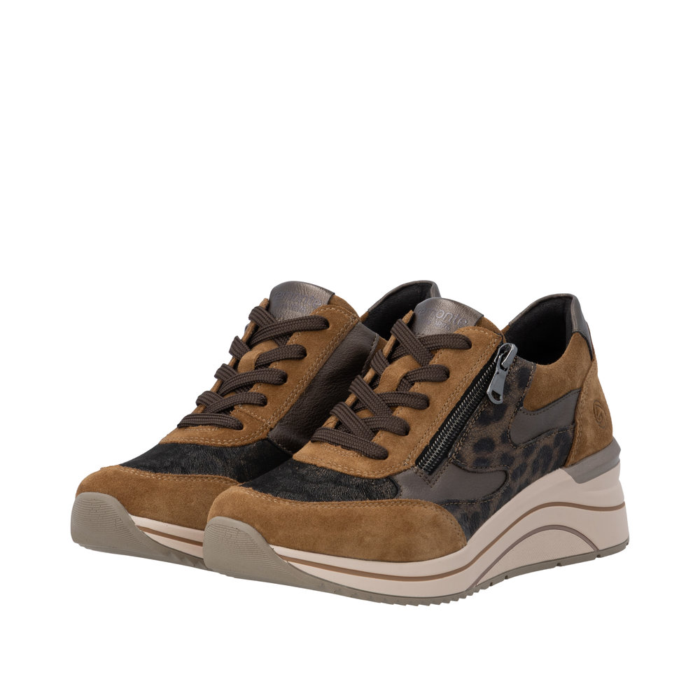 Basket marron combiné femme - 8