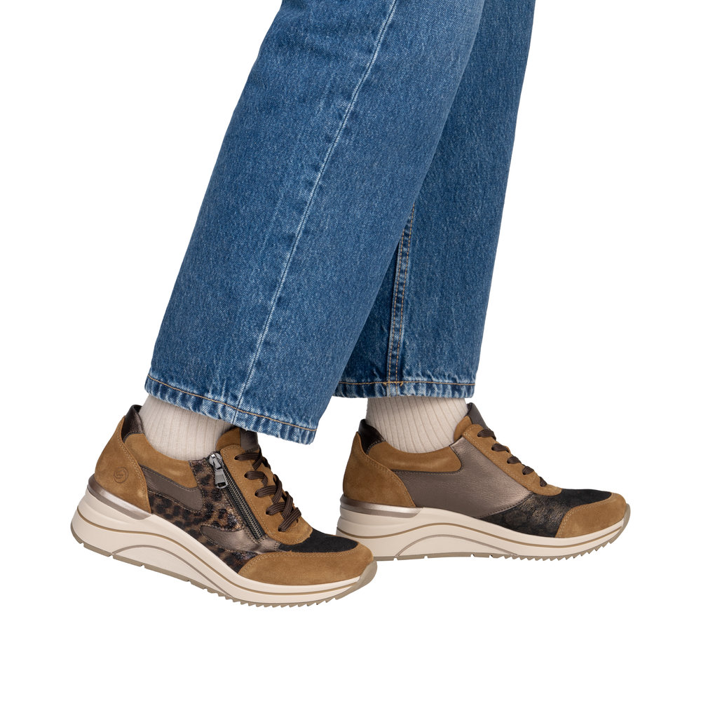 Basket marron combiné femme - 9