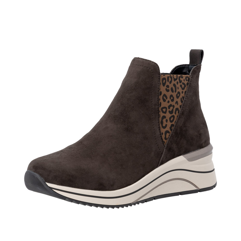 Basket marron combiné femme