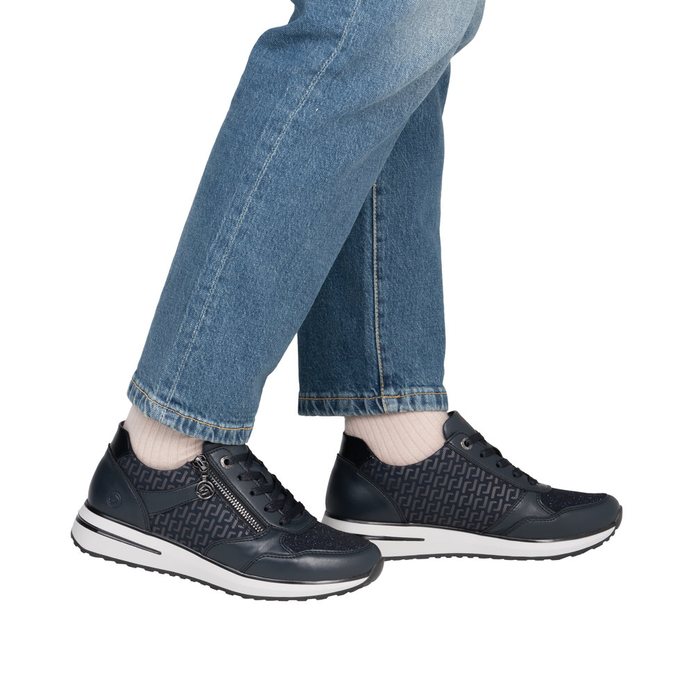 Basket bleu combiné femme - 9